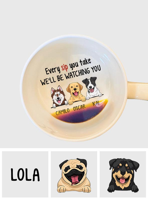 Every Snack You Make - Personalized Dog Hidden Message Mug