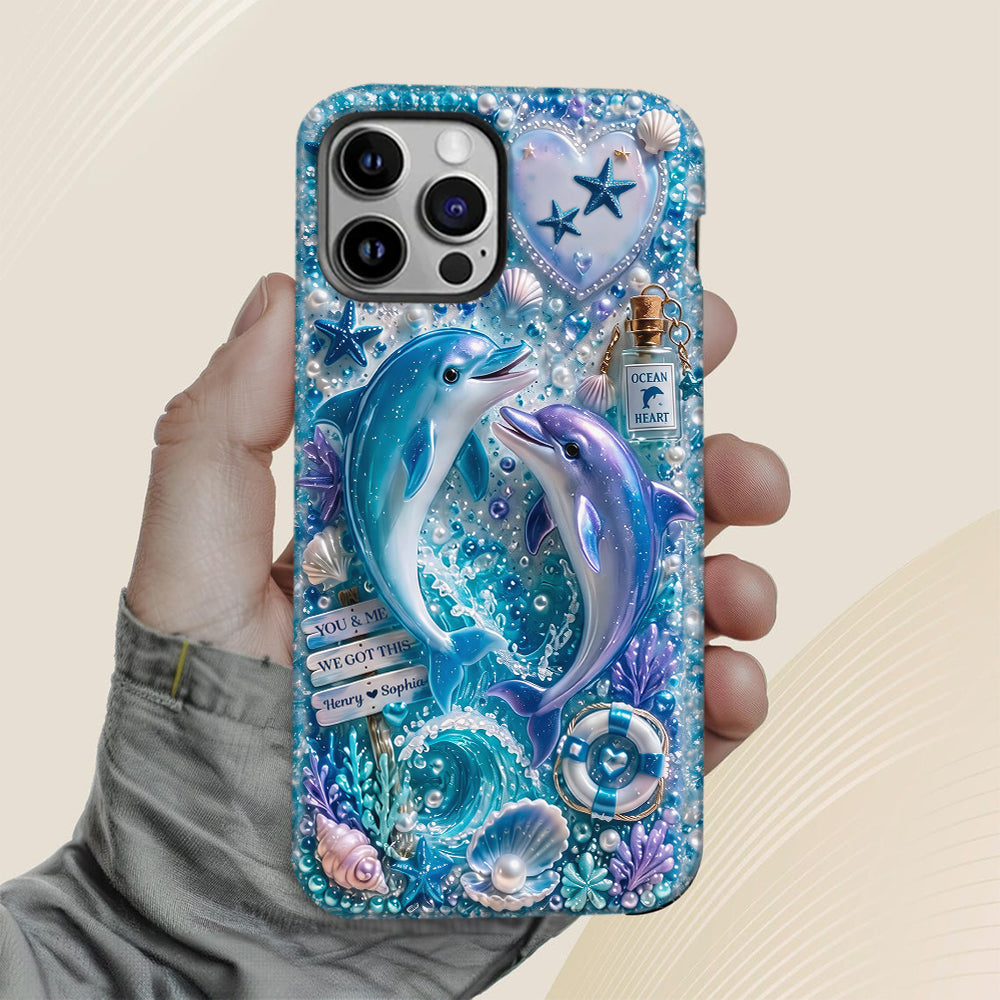 I'm Yours - Personalized Dolphin Full Print Phone Case