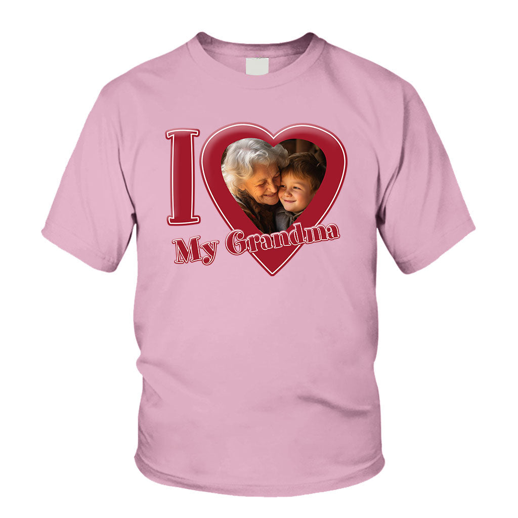 I Love My Grandma/ Nana/ Mommy.... - Personalized Grandma T-shirt And Hoodie