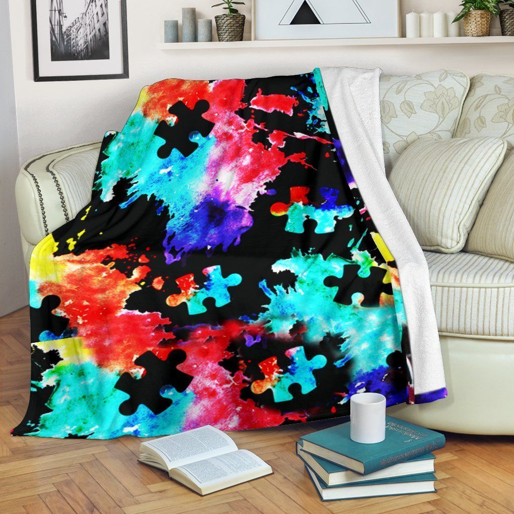 Autism Color - Autism Awareness Blanket 0921