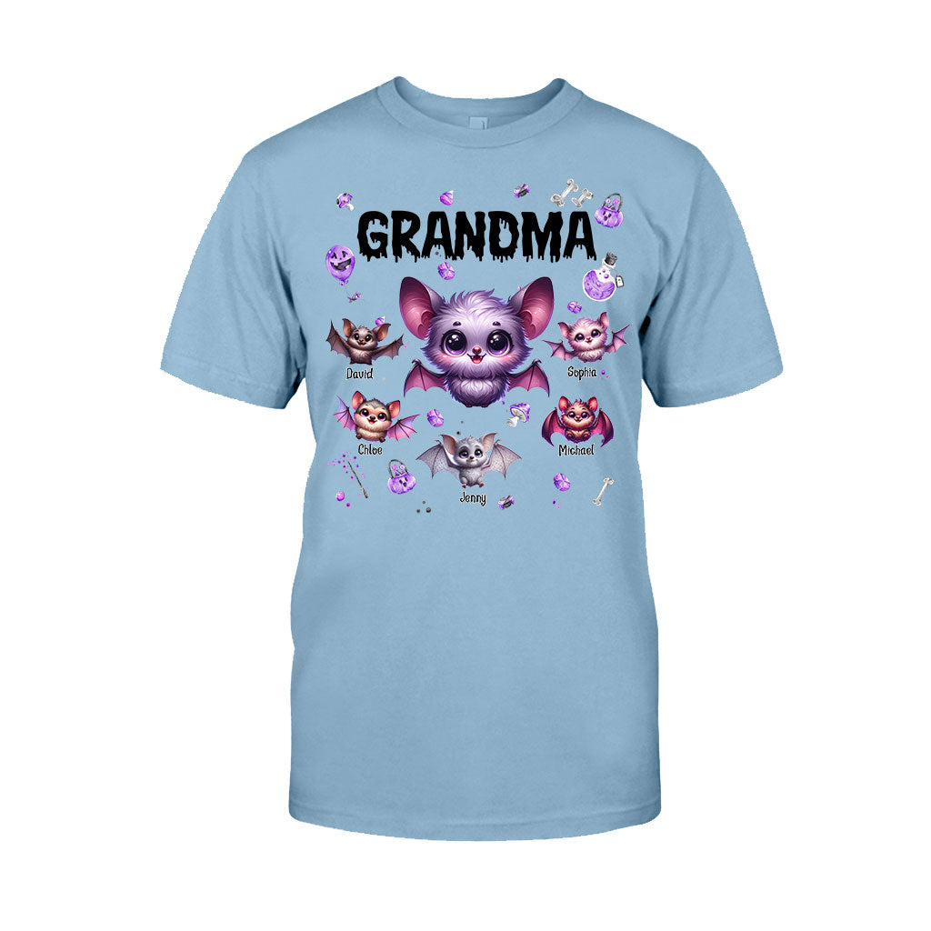 Grandma Of Littel Monsters - Personalized Grandma T-shirt And Hoodie