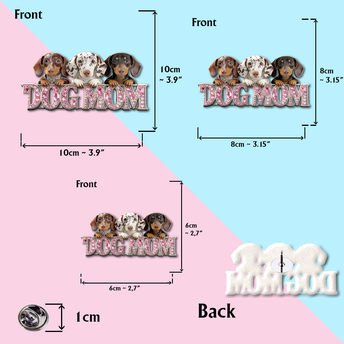 Custom Any Photo - Personalized Dog Pin