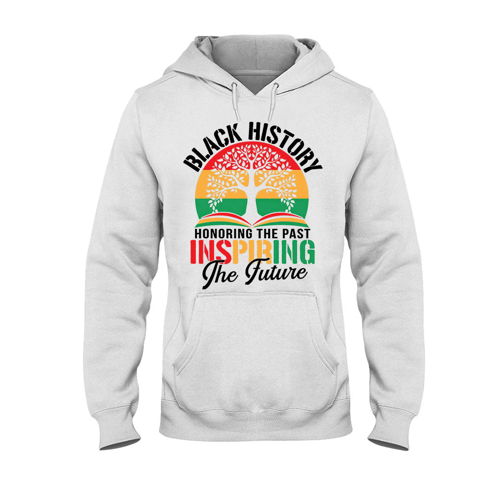 Black History Honoring The Past Inspiring The Future - Personalized African American T-shirt And Hoodie