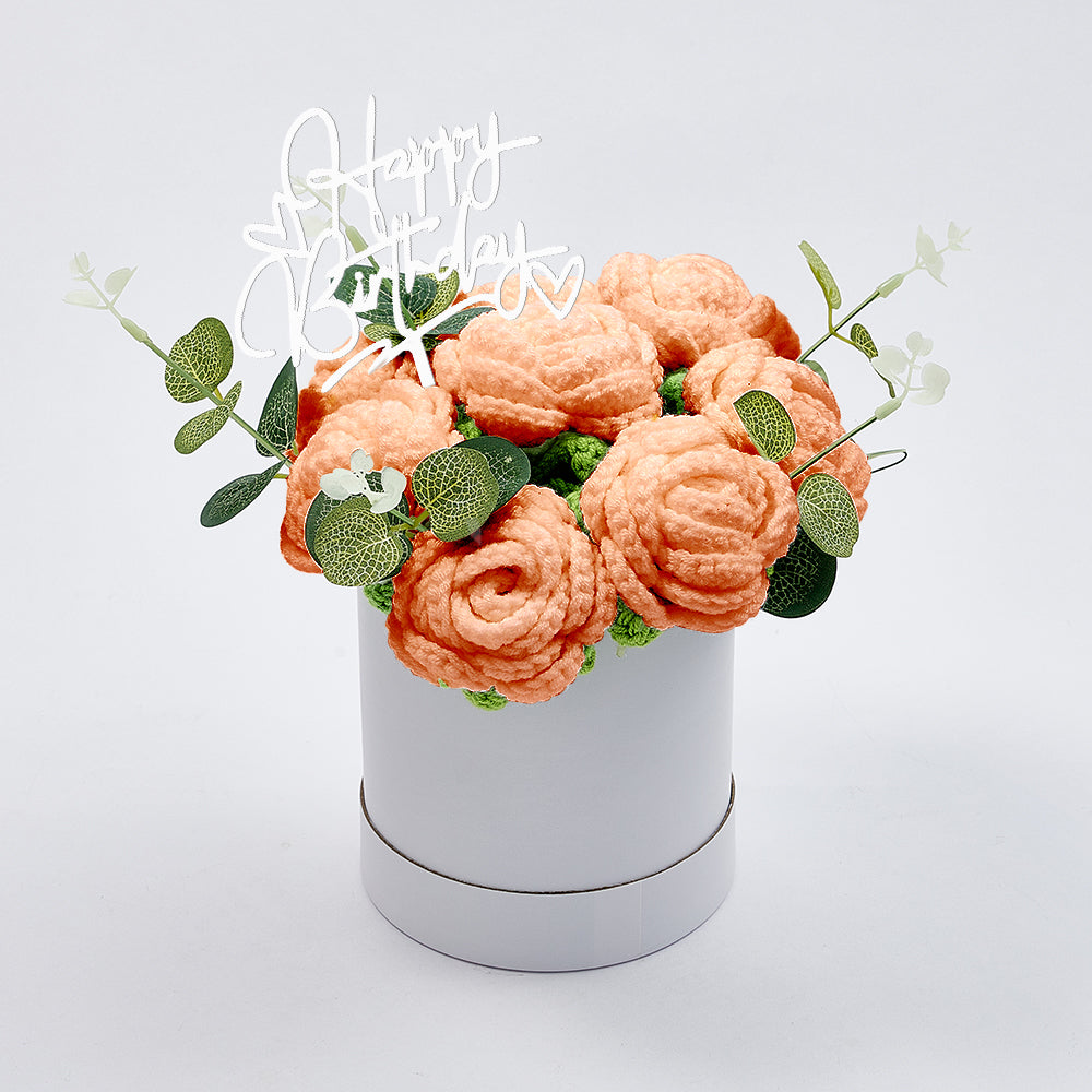 Congratulations Graduate - Personalized Graduation Crochet Flowers Graduation Gift Box