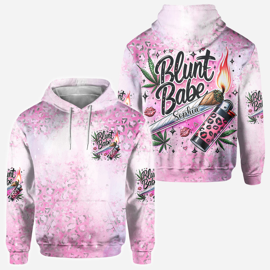 Blunt Babe - Personalized Weed All Over Shirt
