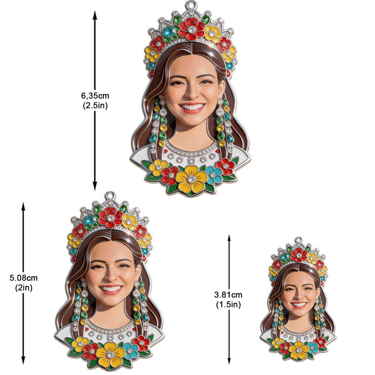 Cinco de Mayo Fiesta - Personalized Cinco de Mayo Pendant Necklace & Earrings Set