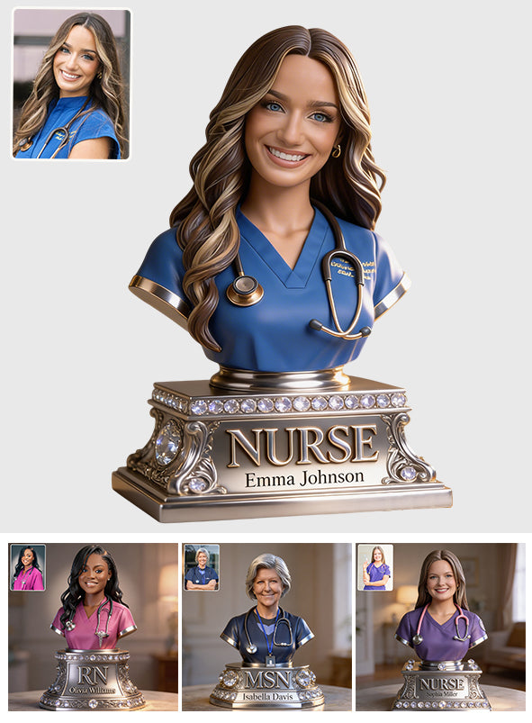 Custom Any Photo - Personalized Nurse Custom Shaped Acrylic Plaque