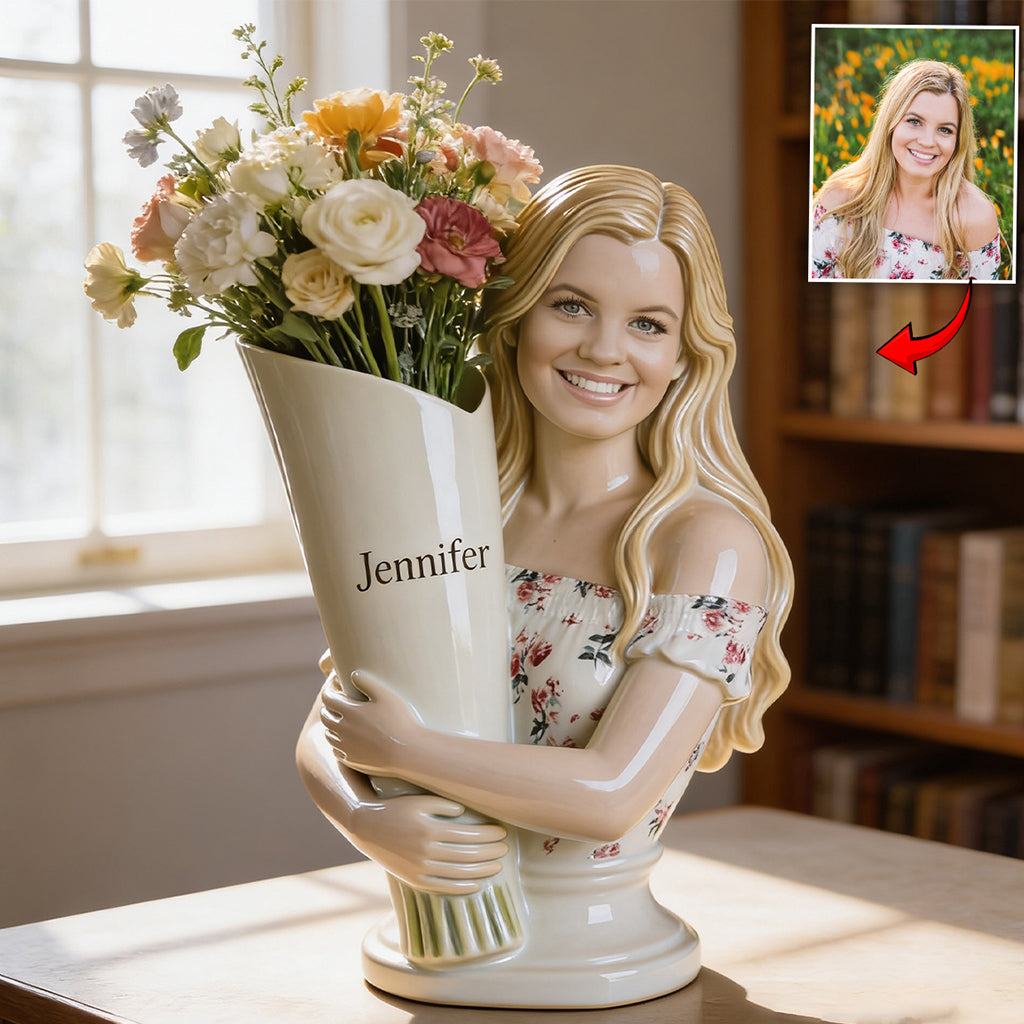 Bloom for Yourself - Personalized Self Love Acrylic Flower Vase
