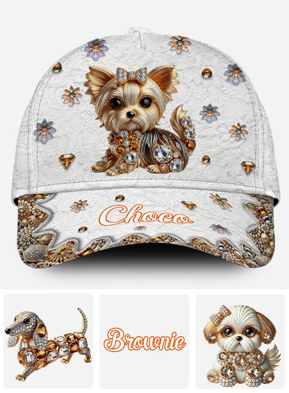 I Love My Dogs - Personalized Dog Classic Cap