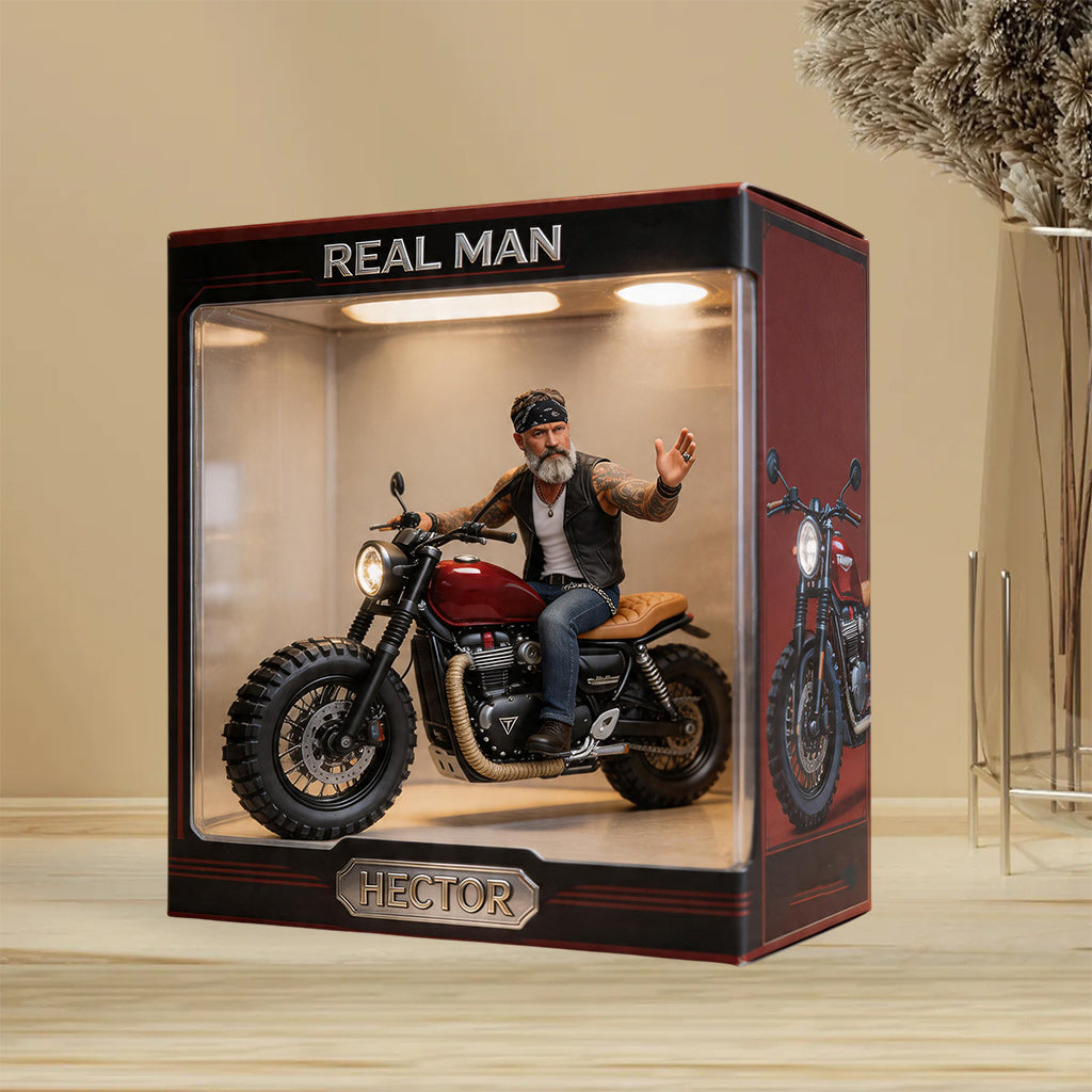 Custom Any Photo, Any Vehicle - Personalized Biker Custom Shaped Acrylic Plaque