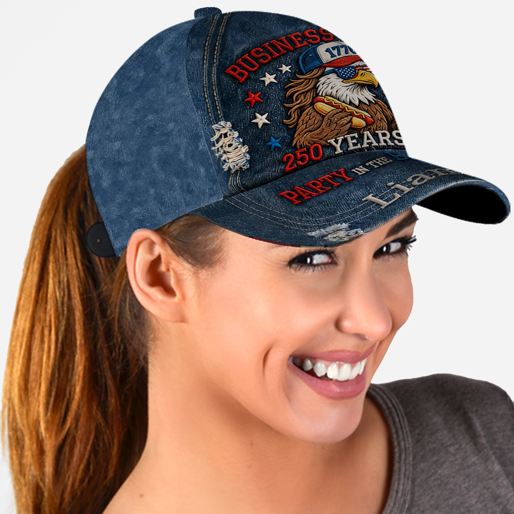 Business in the Front Party - Personalized Patriot Classic Cap