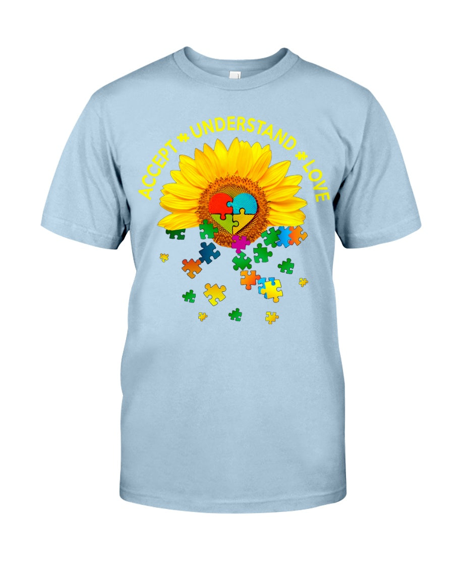 Autism Accept Understand Love - Autism Awareness T-shirt and Hoodie 0921