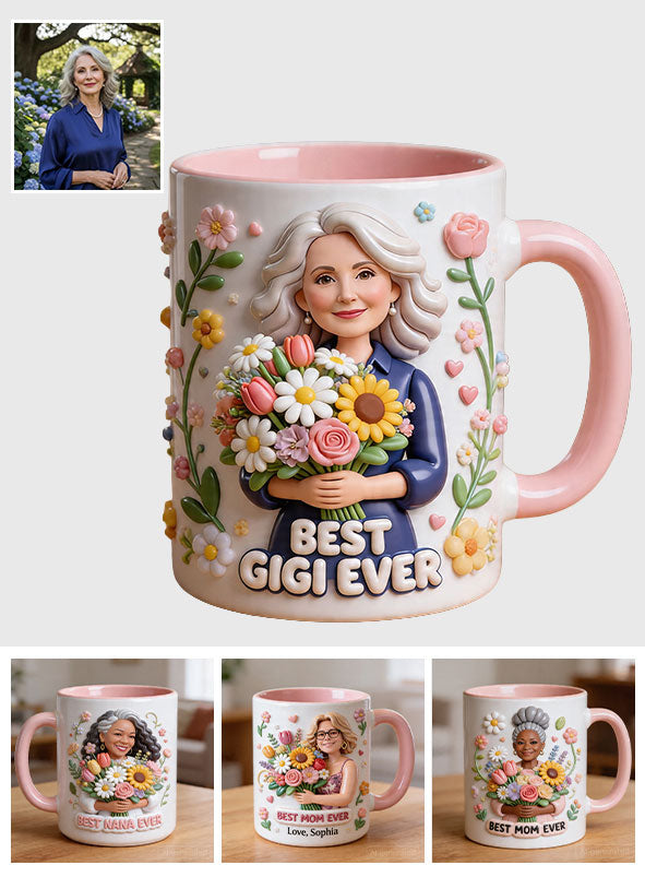 Custom Any Photo - Personalized Mother Accent Mug & Coaster