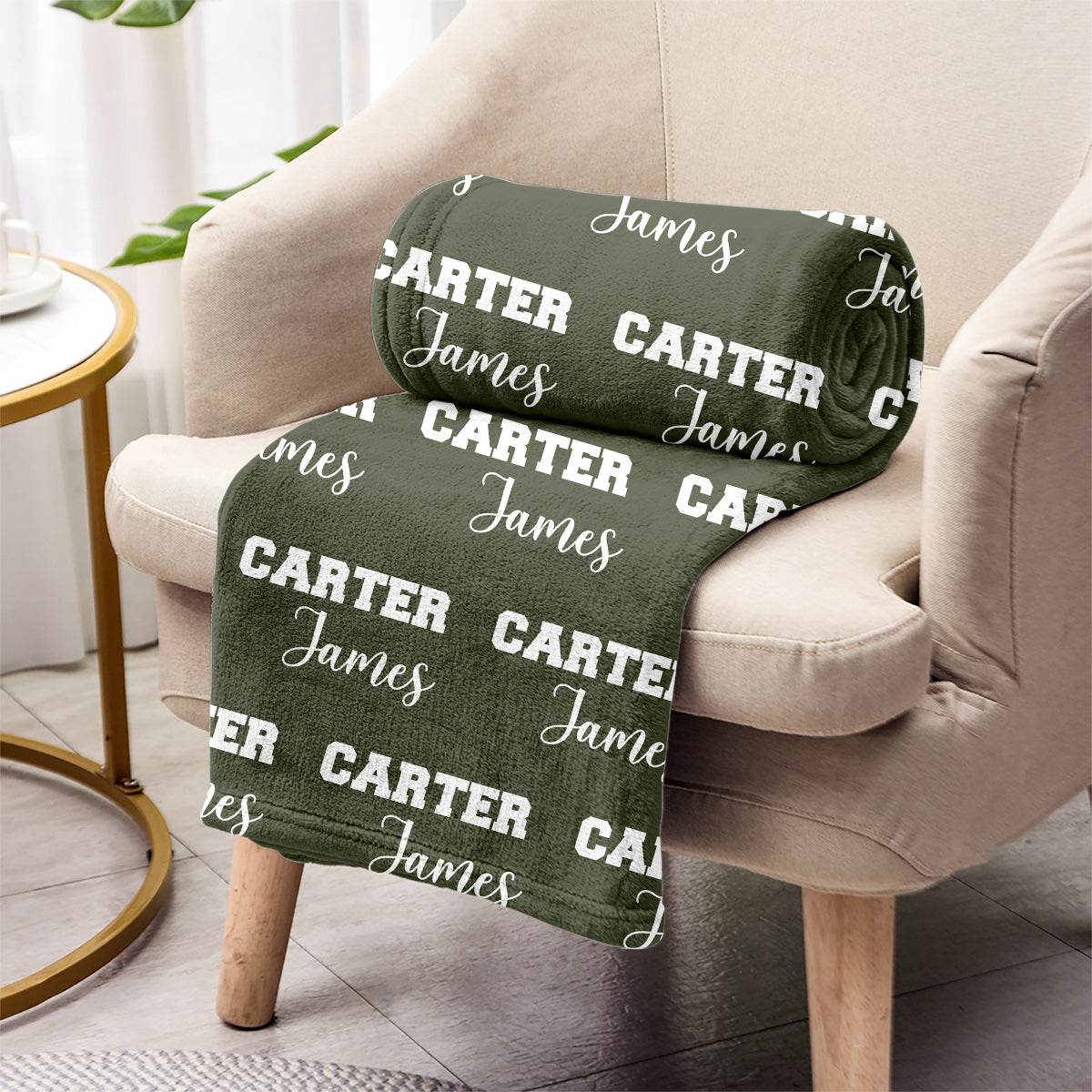 Custom Name Pattern - Personalized Father Blanket
