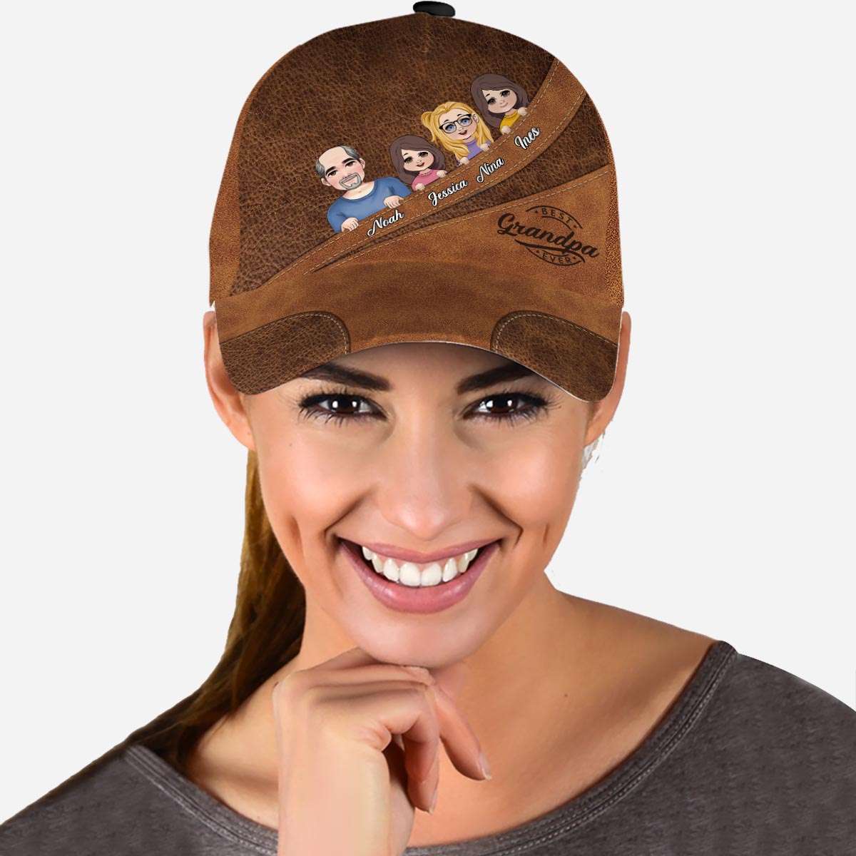 Best Dad Ever - Gift for dad, grandma, grandpa, mom, uncle, aunt - Personalized Classic Cap