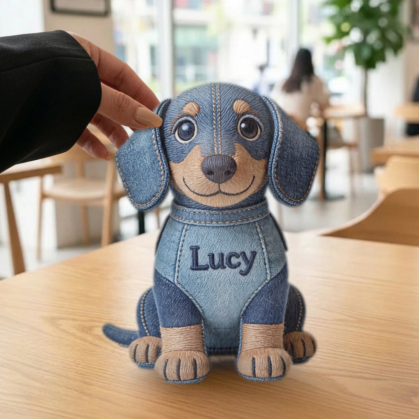 Custom Any Photo - Personalized Dog Plush Crossbag