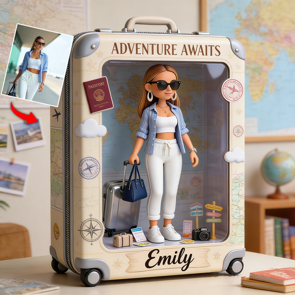 Custom Any Photo - Personalized Travelling Custom Shaped Acrylic Plaque