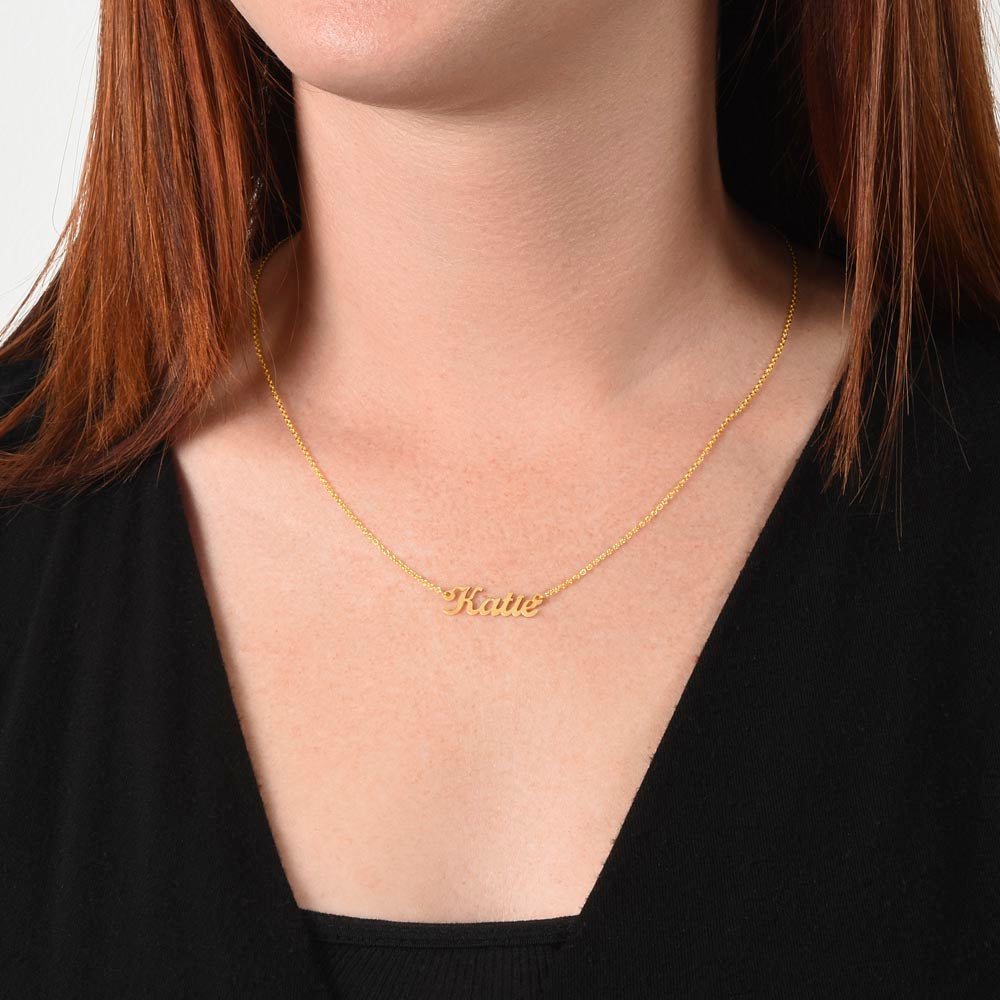 Custom Name Necklace(No Card)
