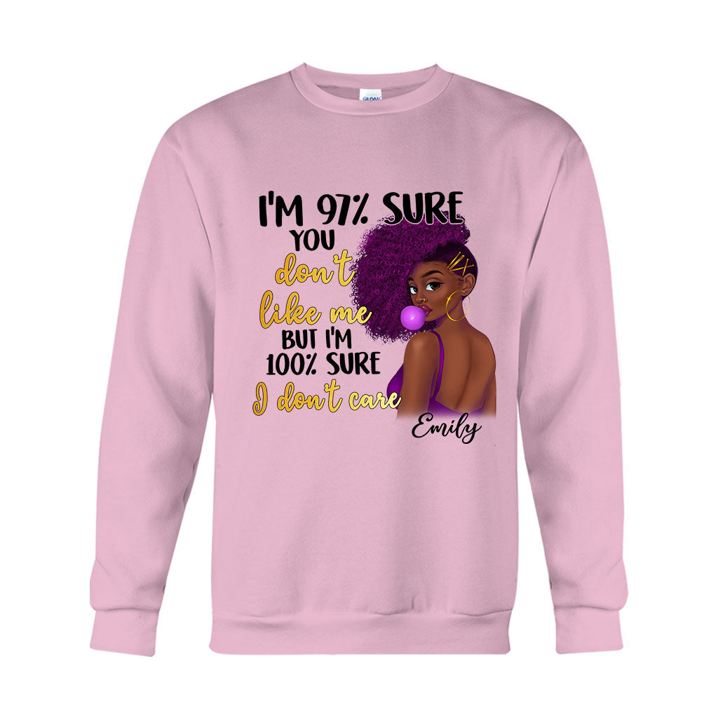 I Don't Care - Personalized African American T-shirt And Hoodie