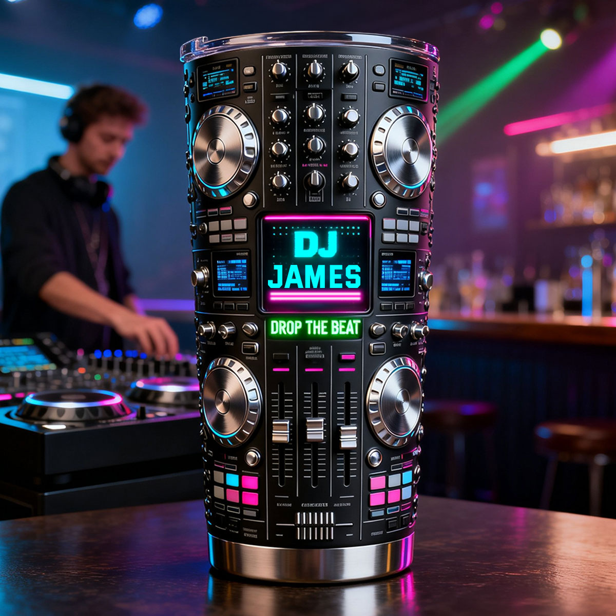 Drop The Beat - Personalized DJ Tumbler