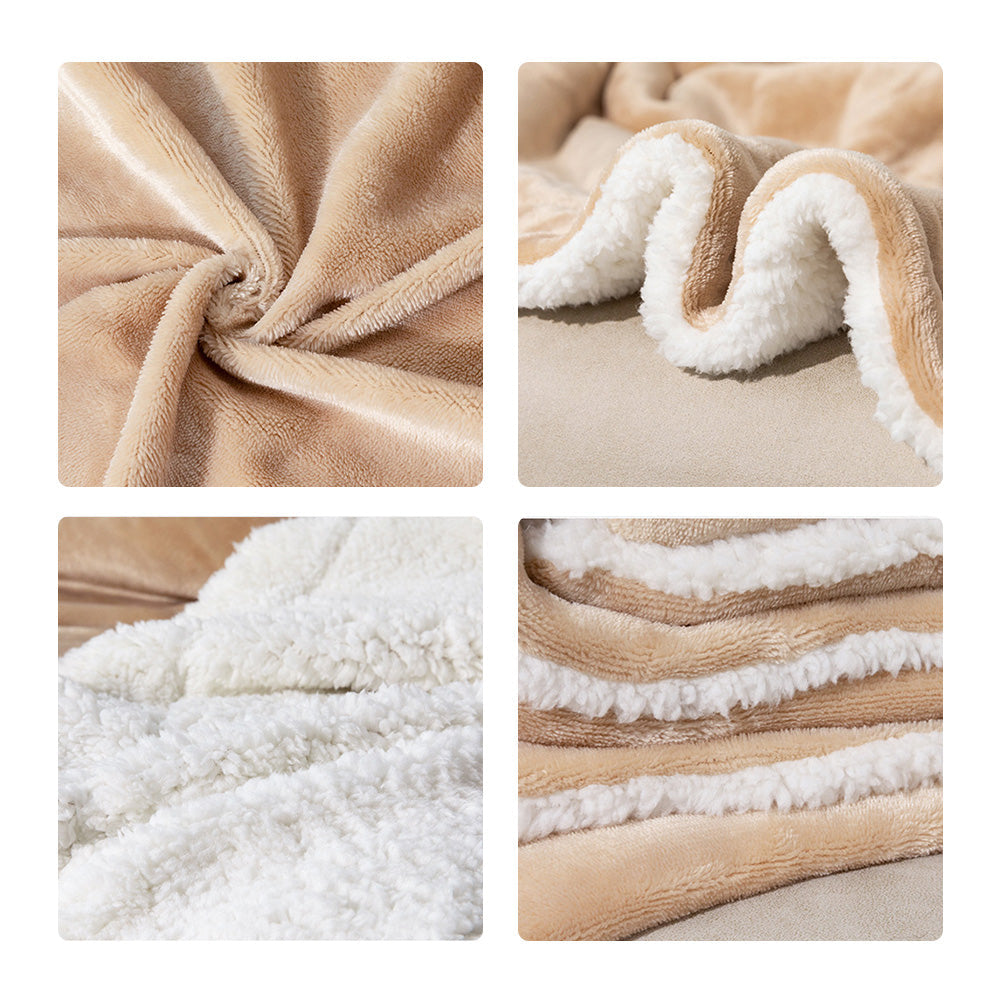Embroidered Name - Personalized Embroidered Plush Throw Blanket
