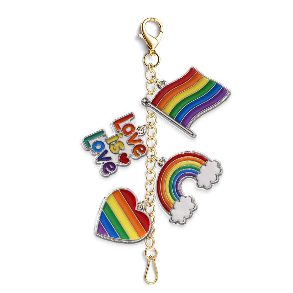 Human Beings Colors May Vary - Personalized LGBT Support High Top Shoes With Charm