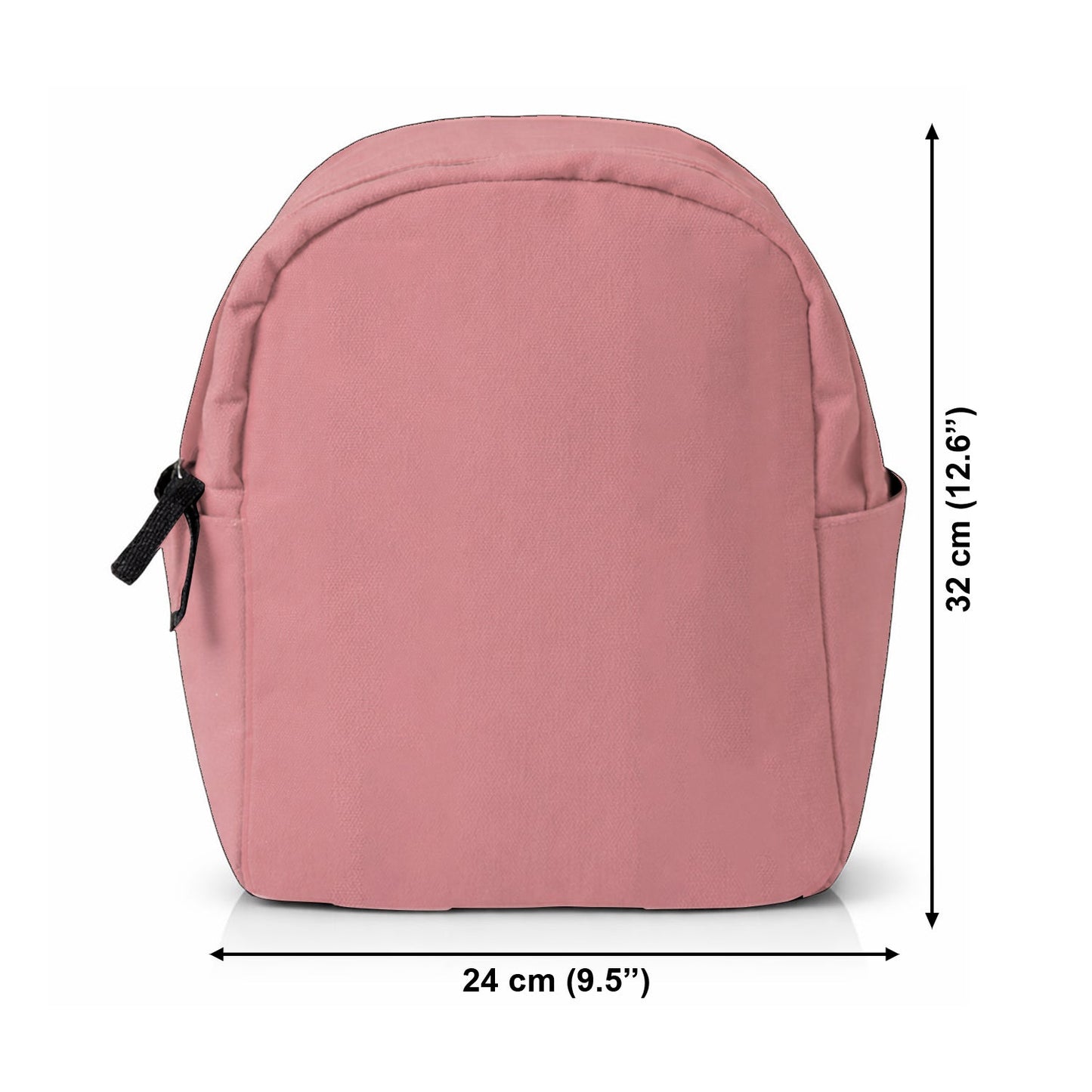 Custom From Photo And Flower - Personalized Kid Changeable Leather Patch Backpack