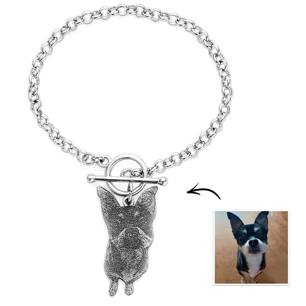 Any Pet Photos - Personalized Dog Photo Bracelet