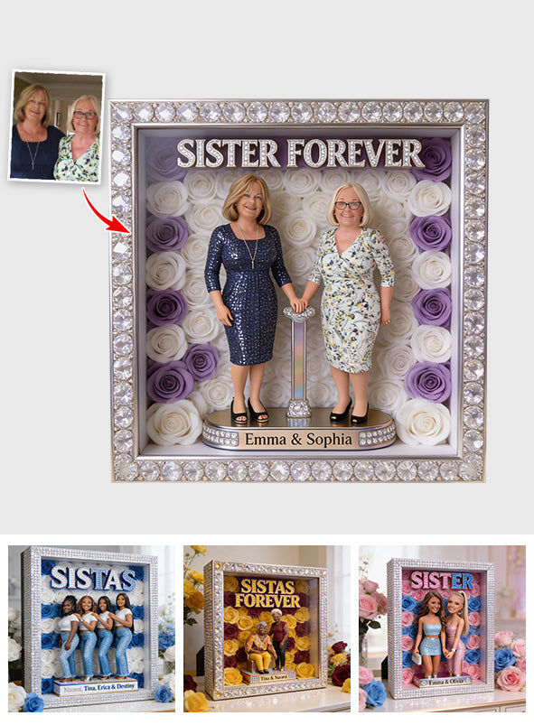 Custom Any Photo, Any Title - Personalized Sibling Custom Shaped Acrylic Plaque