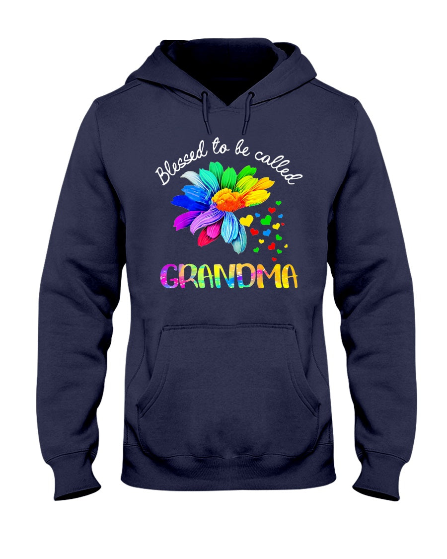 Blessed To Be Called Grandma - Autism Awareness T-shirt and Hoodie 0921