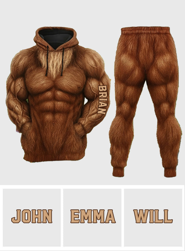 Bigfoot Costume - Personalized Bigfoot Hoodie and Sweatpants
