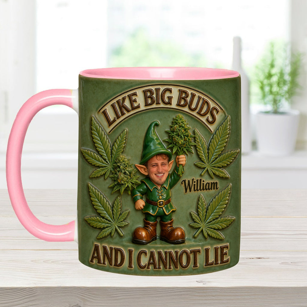 I Like Big Buds - Personalized Weed Accent Mug & Coaster