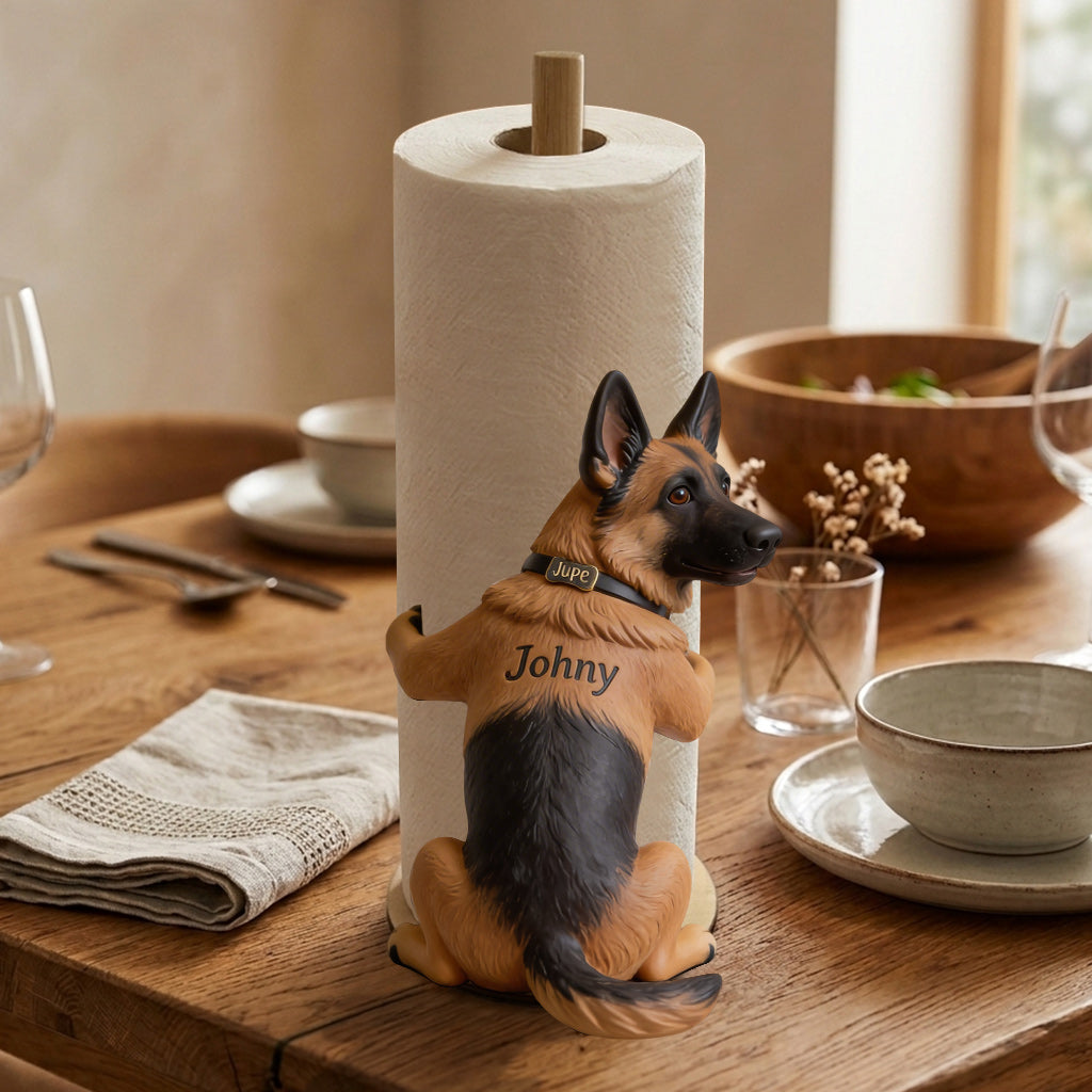 Custom Pet Photo - Personalized Dog Paper Towel Stand