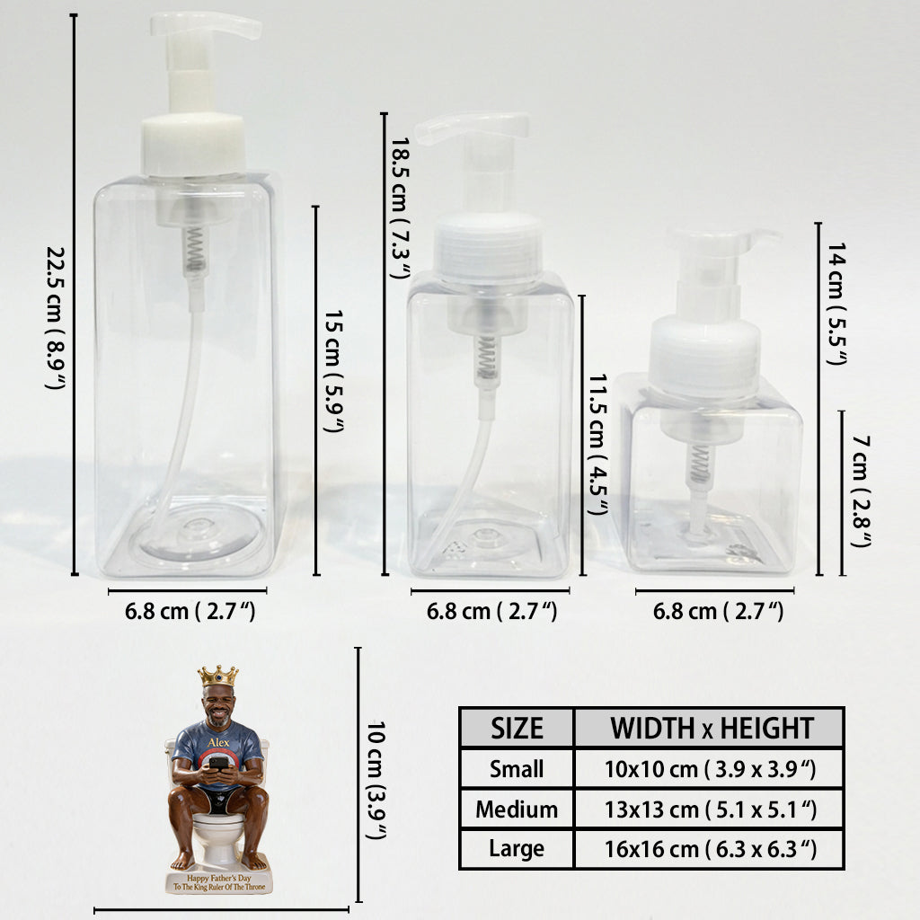 King Of The Throne - Personalized Father Pump Dispenser