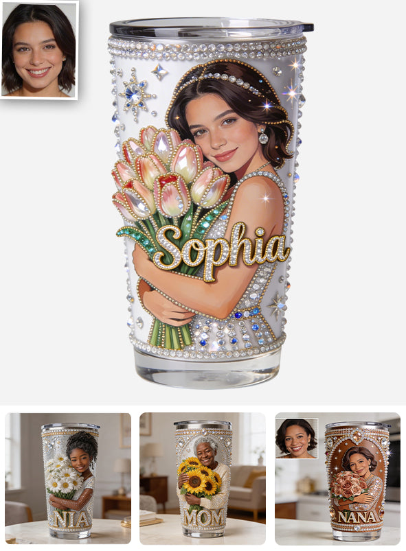 Custom From Flower, Photo - Personalized Self Love Tumbler