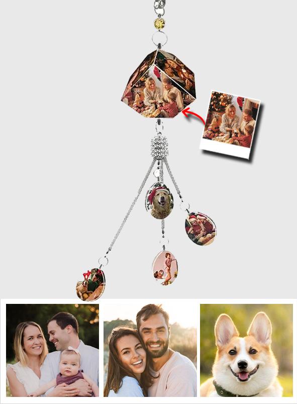 Any Photos - Personalized Any Photo Car Ornament