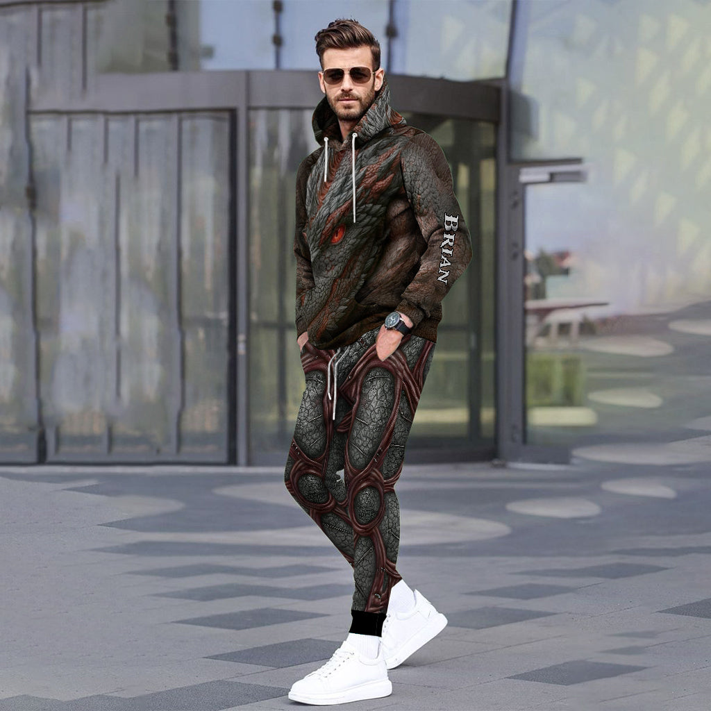 Dragon Lover Gift - Personalized Dragon Hoodie and Sweatpants
