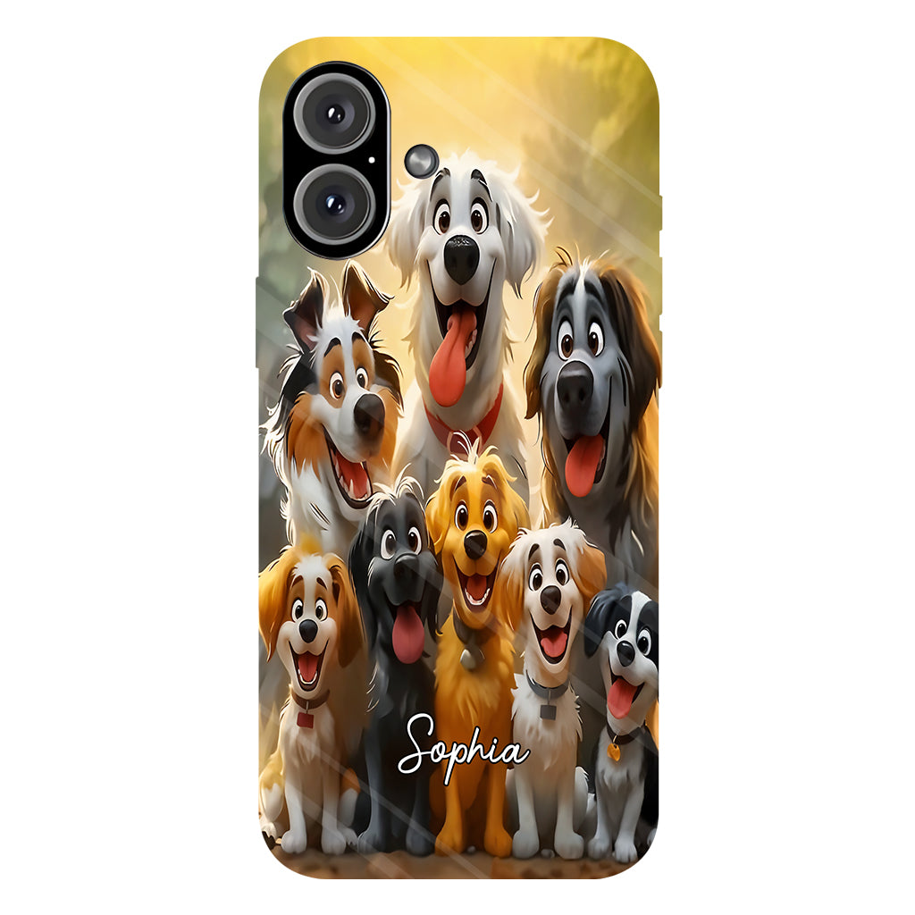 Just A Girl Who Loves Dogs - Personalized Dog Full Print Phone Case