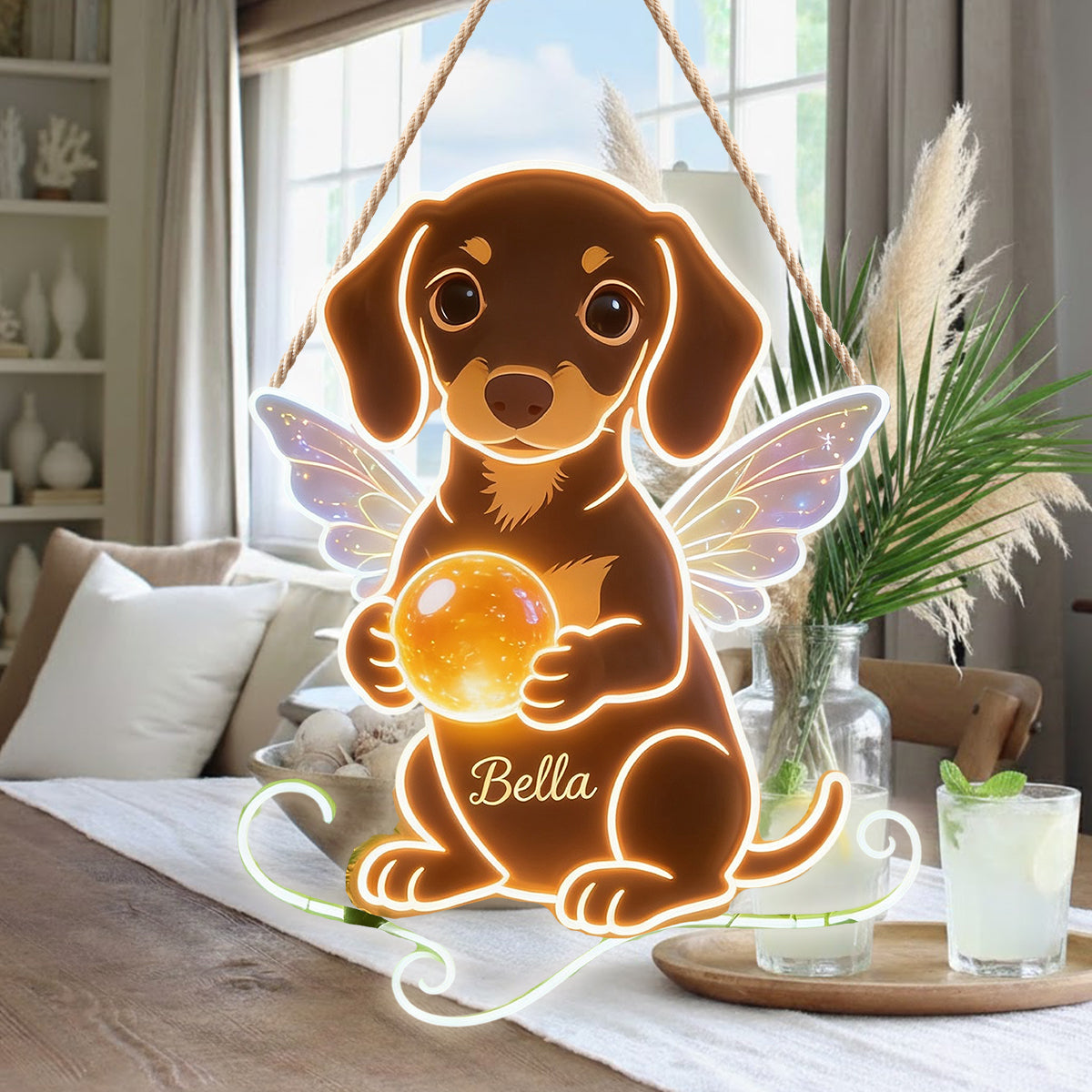 Custom Any Pet Photo - Personalized Pet LED Light Acrylic Sign