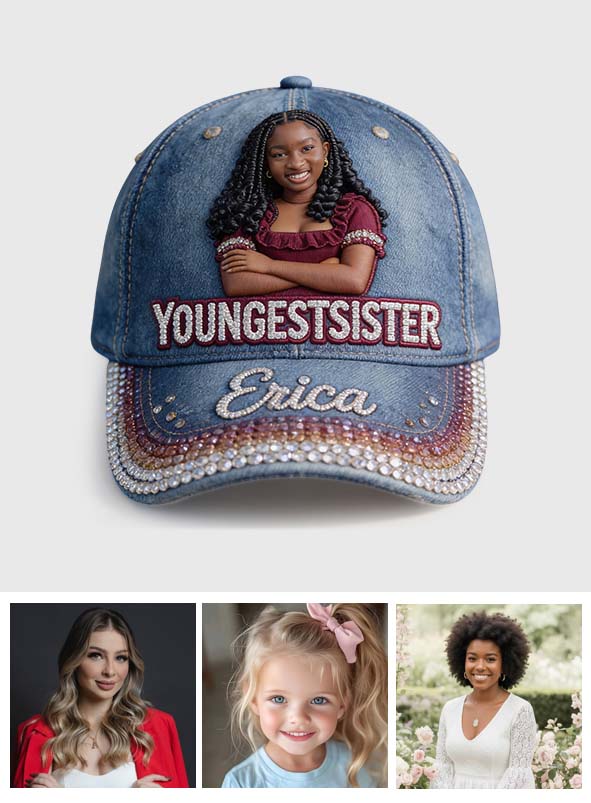 Custom Any Photo - Personalized Sibling Classic Cap