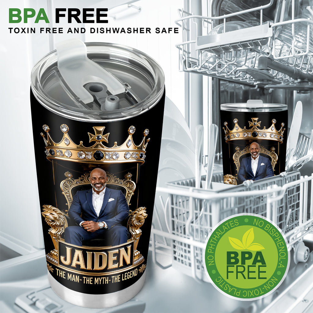 Custom Any Photo The Best Dad/Grandpa/Uncle... - Personalized Father Tumbler