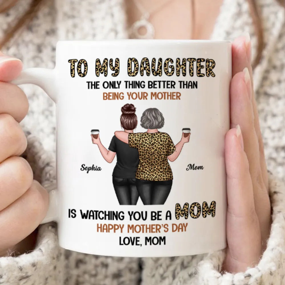 Special Mother's Day Gift for Daughter - A Unique Mug to Celebrate Becoming a Mom