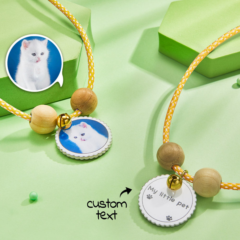 Any Photo - Personalized Dog Photo Engraved Pet Collar