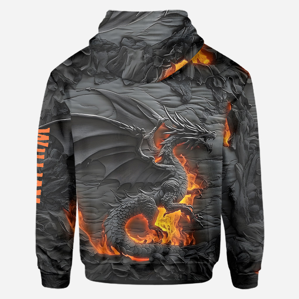 Fire Dragon - Personalized Dragon All Over Shirt