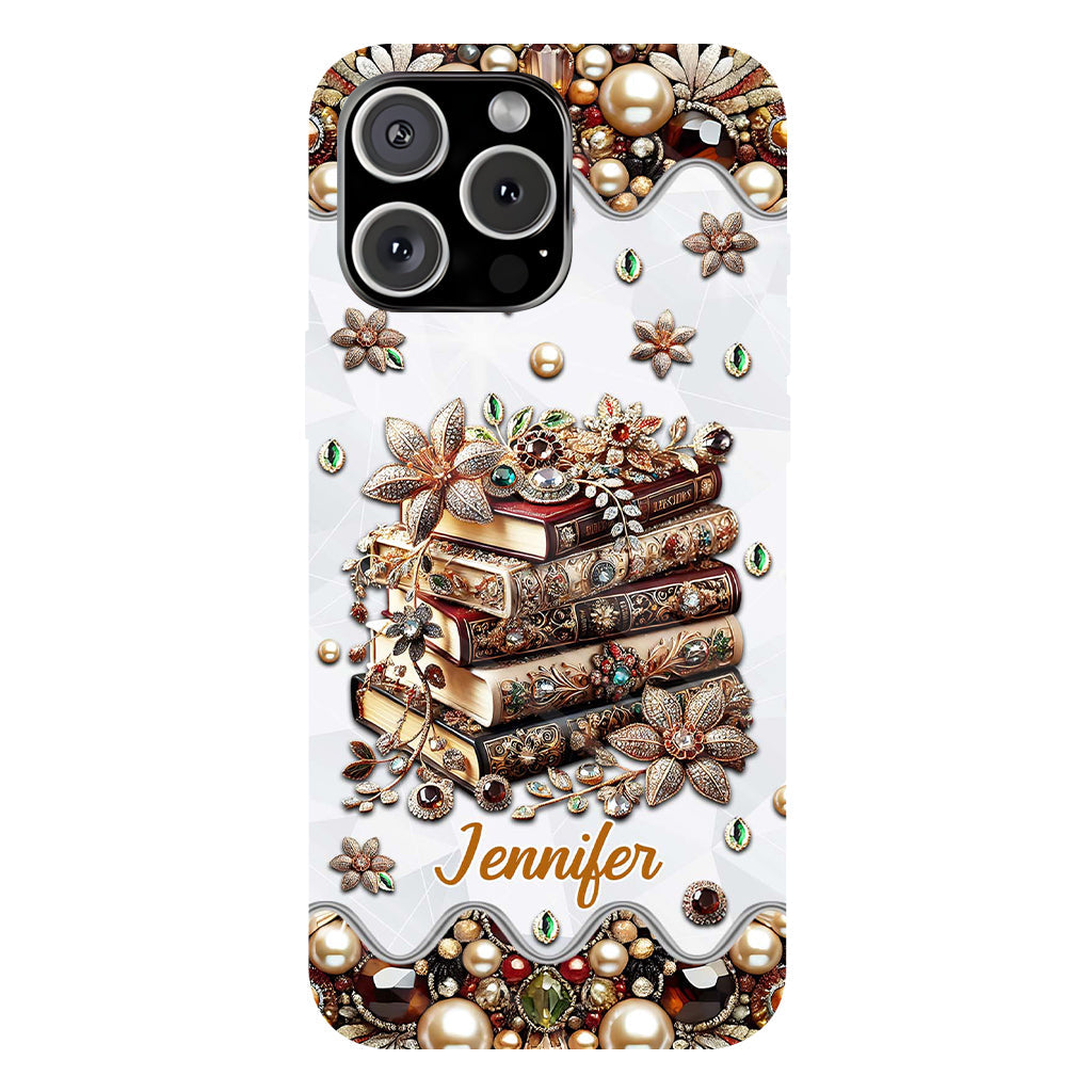 Just A Girl Who Loves Books - Personalized Book Full Print Phone Case