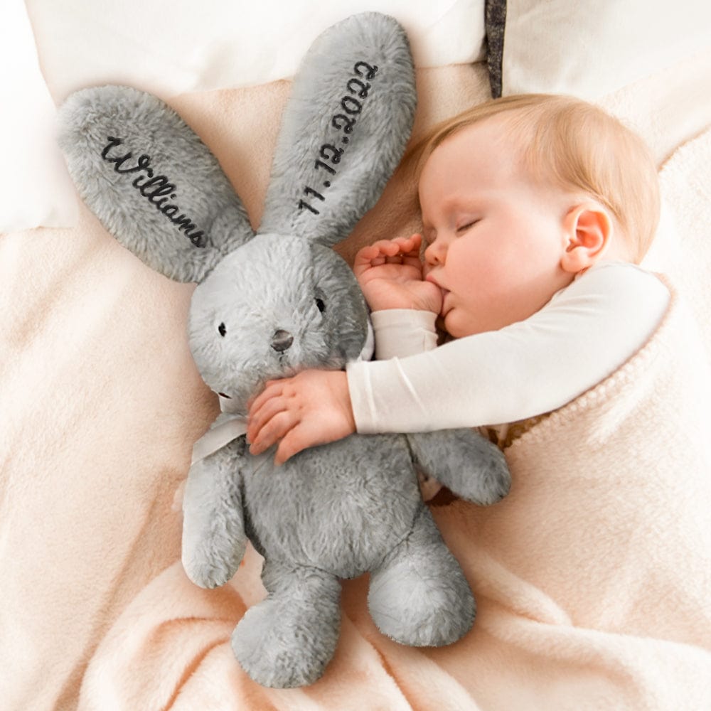Any Text - Personalized Kid Text Embroidered Bunny