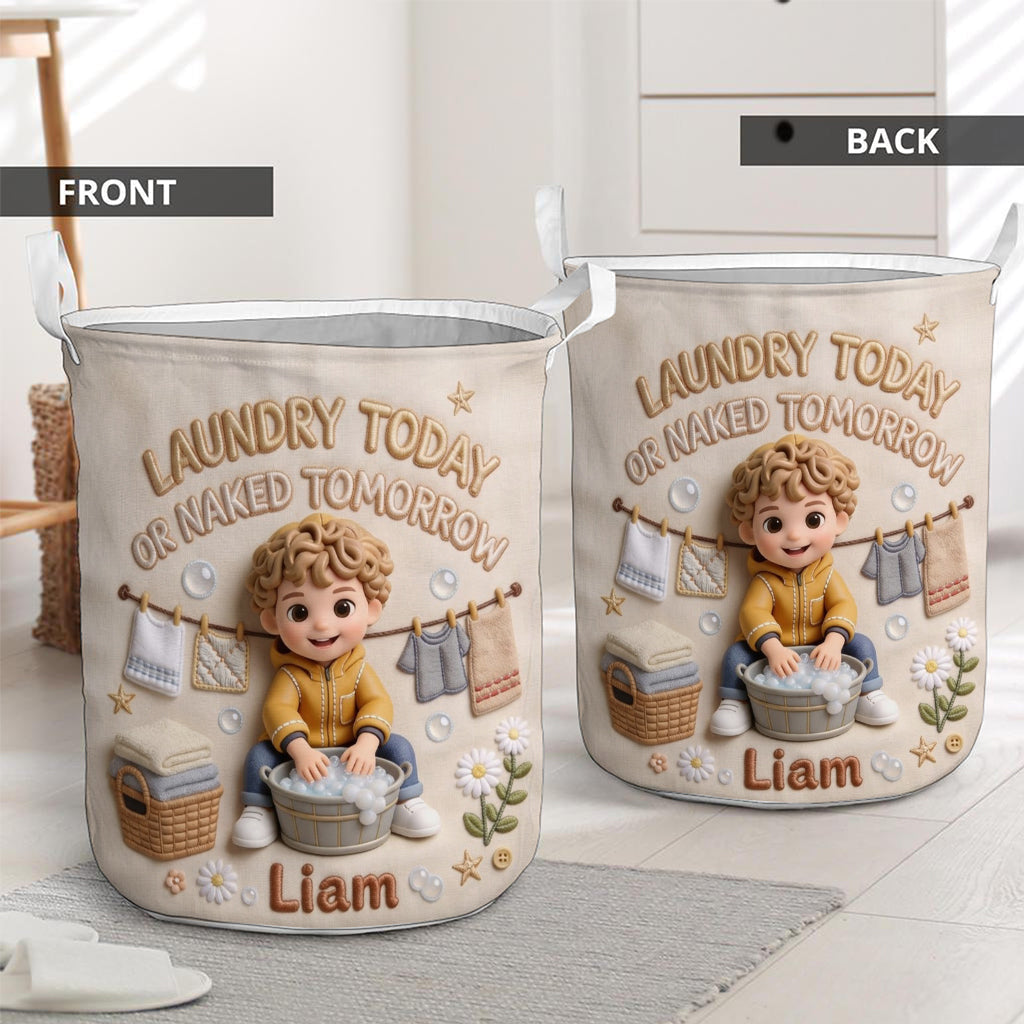 Laundry Today - Personalized Family Storage Basket