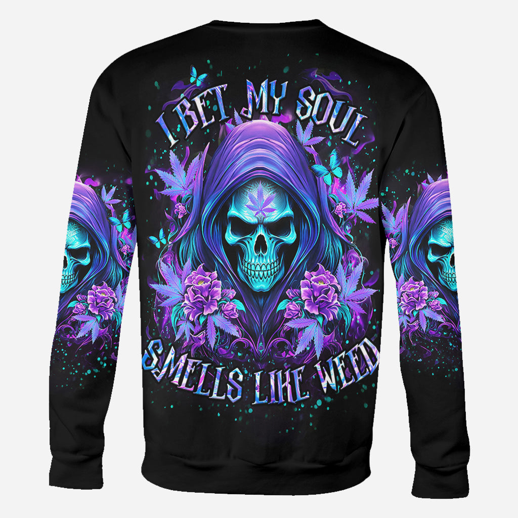 I Bet My Soul - Personalized Weed All Over Shirt