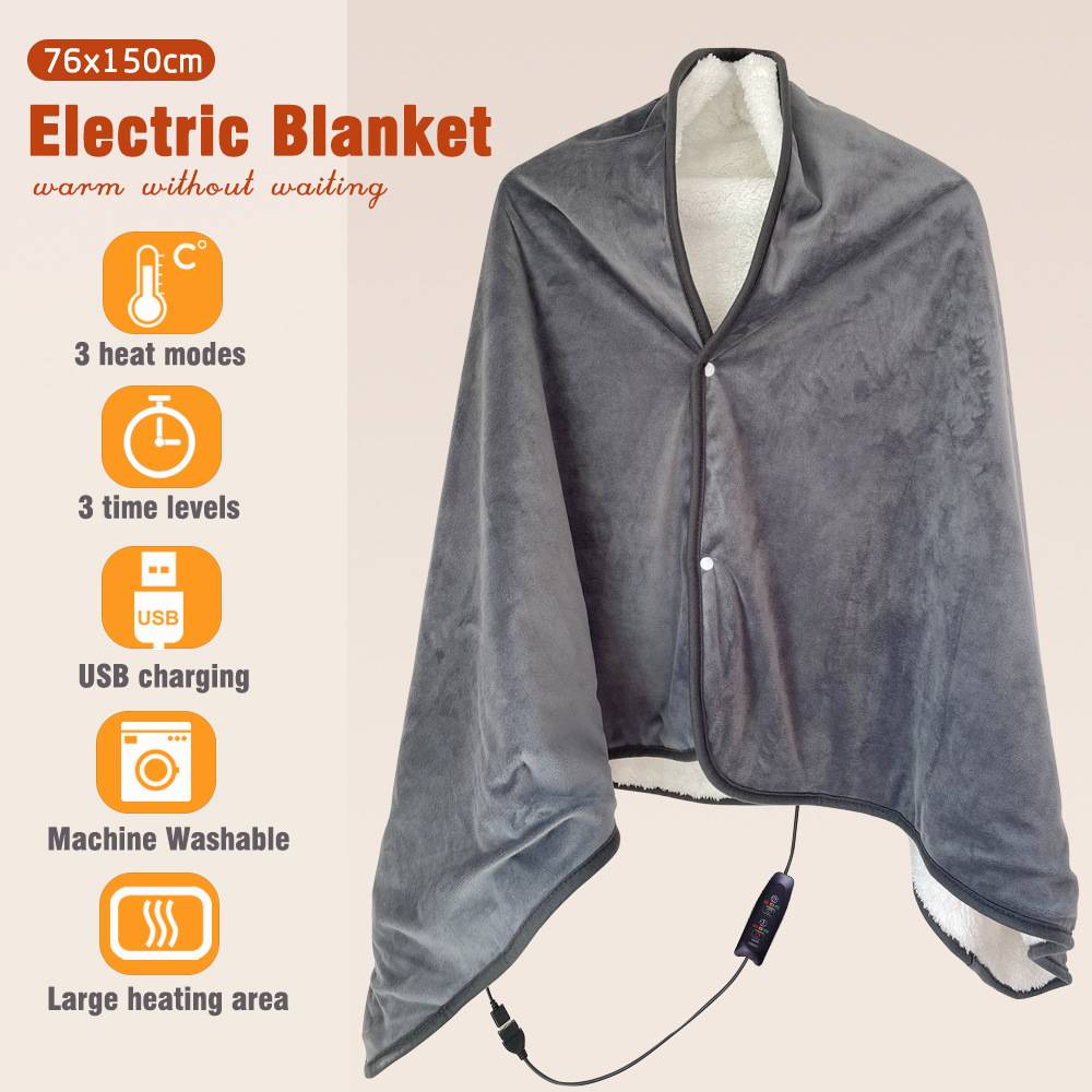 Electric Heated - Portable Heating Blanket