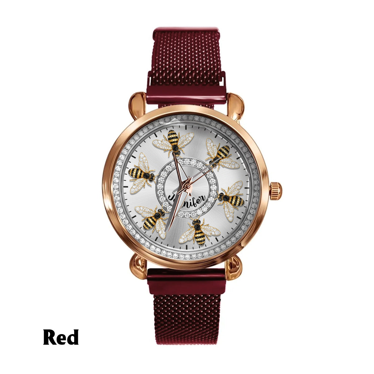 Love Bees - Personalized Bee Women Hand Watch